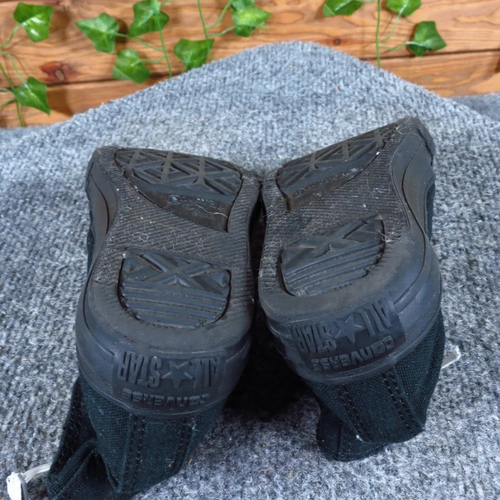 Converse Hi-Top Toddler‎ Boys Casual Sneakers Size 12C Black Canvas Shoes